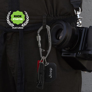 Safety Carabiner Locking Clip (Steel)