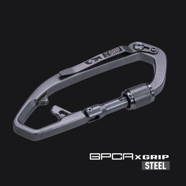 Safety Carabiner Locking Clip (Steel)
