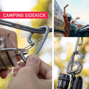 Safety Carabiner Locking Clip (Loop LIT)