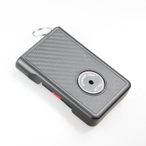 Safety Wallet With Personal Alarm ( Black Carbon Fiber)