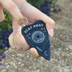 Secure Alert Personal Safety Keychain Alarm (Black Stay Away)