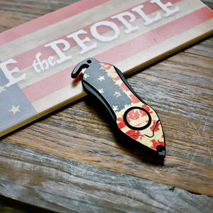 Personal Alarm Keychain Safety Emergency Tool  (USA Flag)