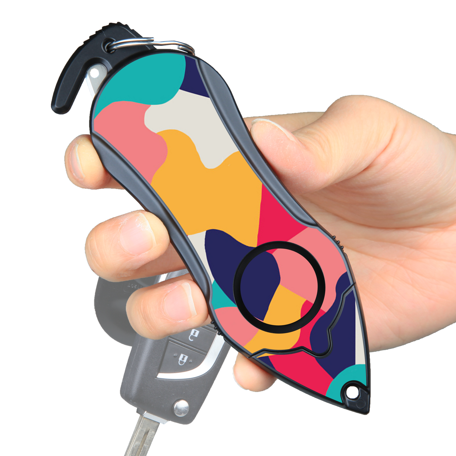 Personal Safety Alarm, Car Window Breaker, Seatbelt Cutter, Panic Button, Self-Defense, Personal Alarm Keychain, Women Safety, Personal Safety Device