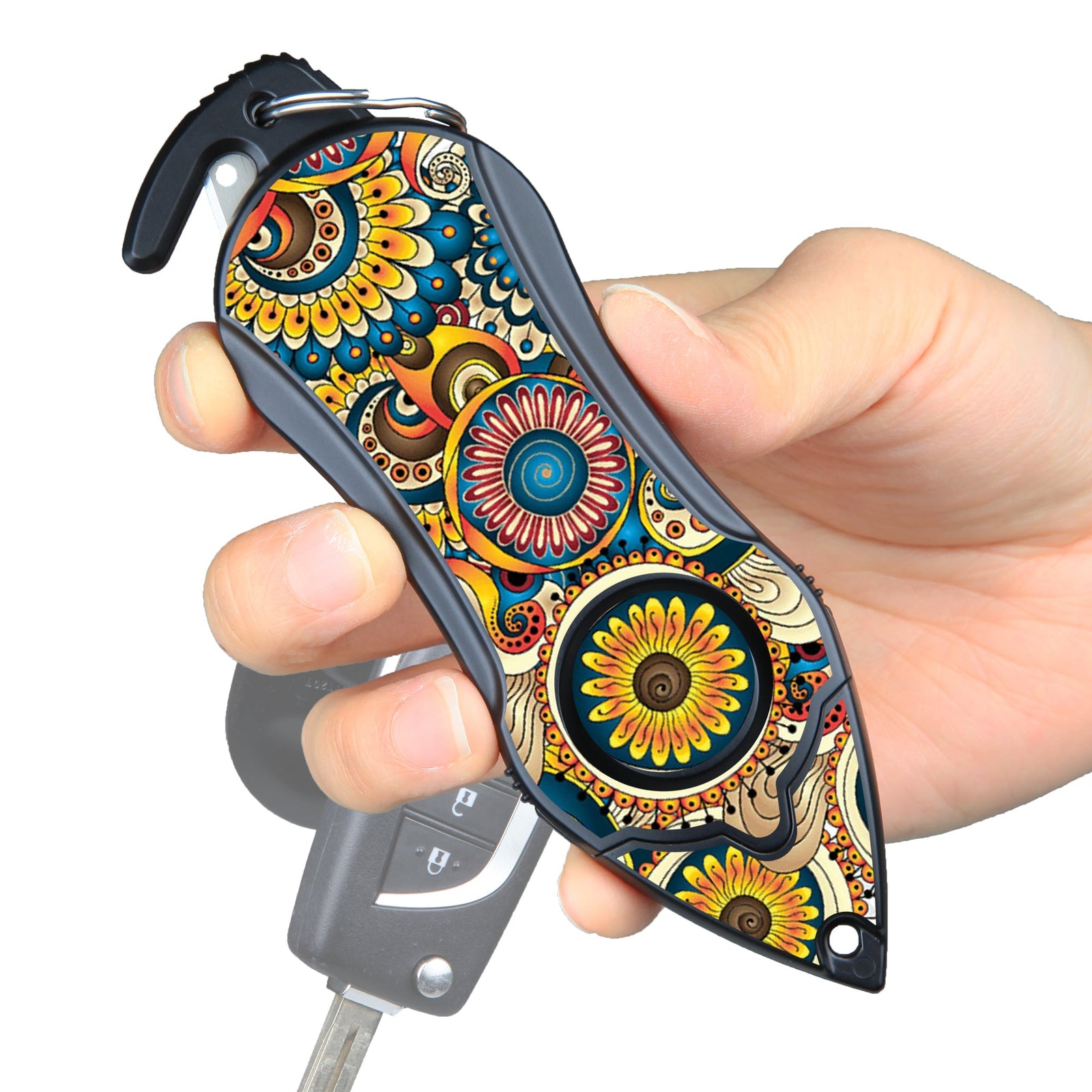 Personal Safety Alarm, Car Window Breaker, Seatbelt Cutter, Panic Button, Self-Defense, Personal Alarm Keychain, Women Safety, Personal Safety Device